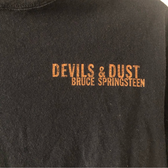Bruce Springsteen Devils and Dust Black Short Sleeve Tee - Picture 2 of 7